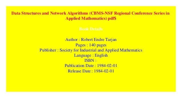 Data Structures and Network Algorithms